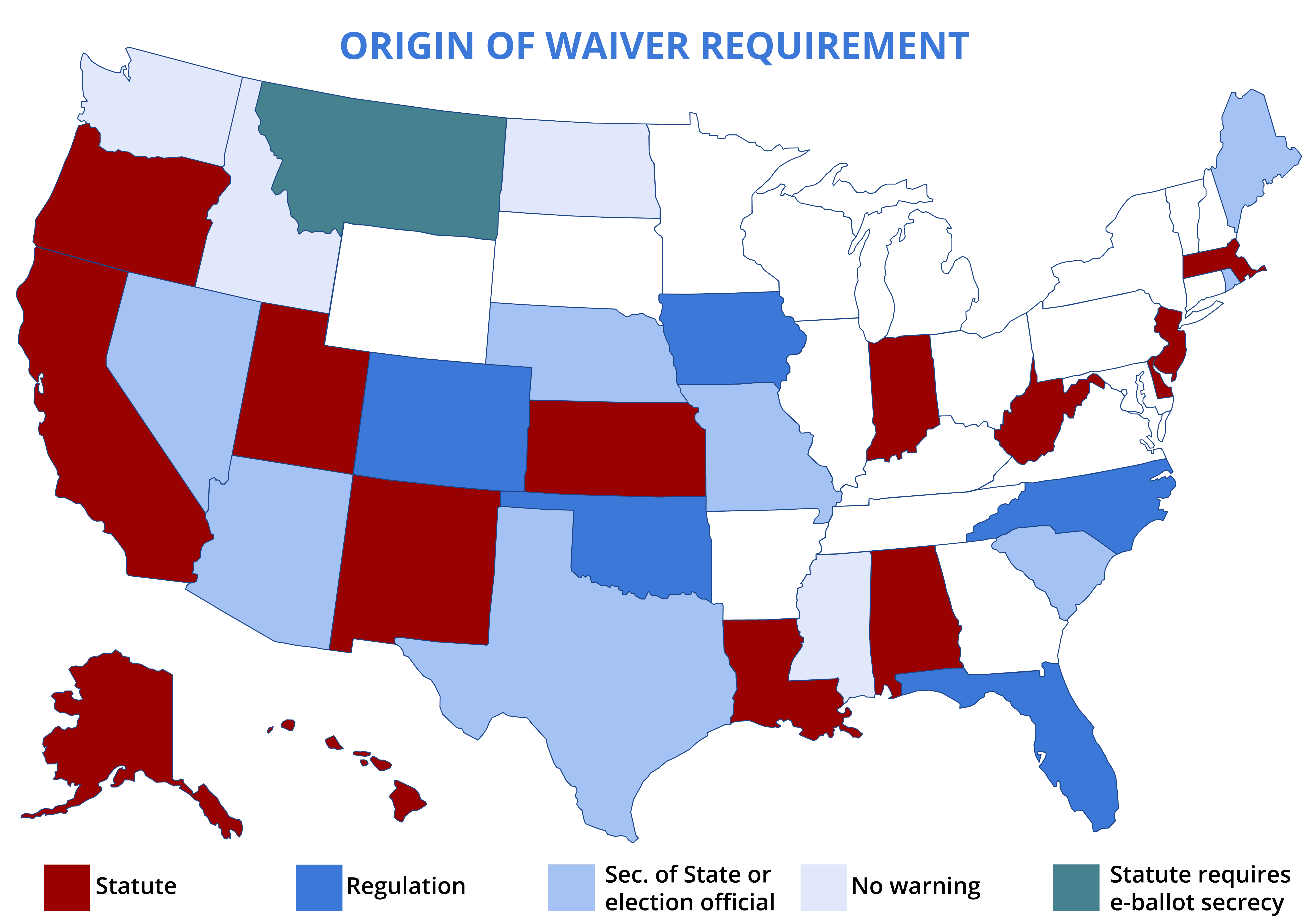 waiver requirement map